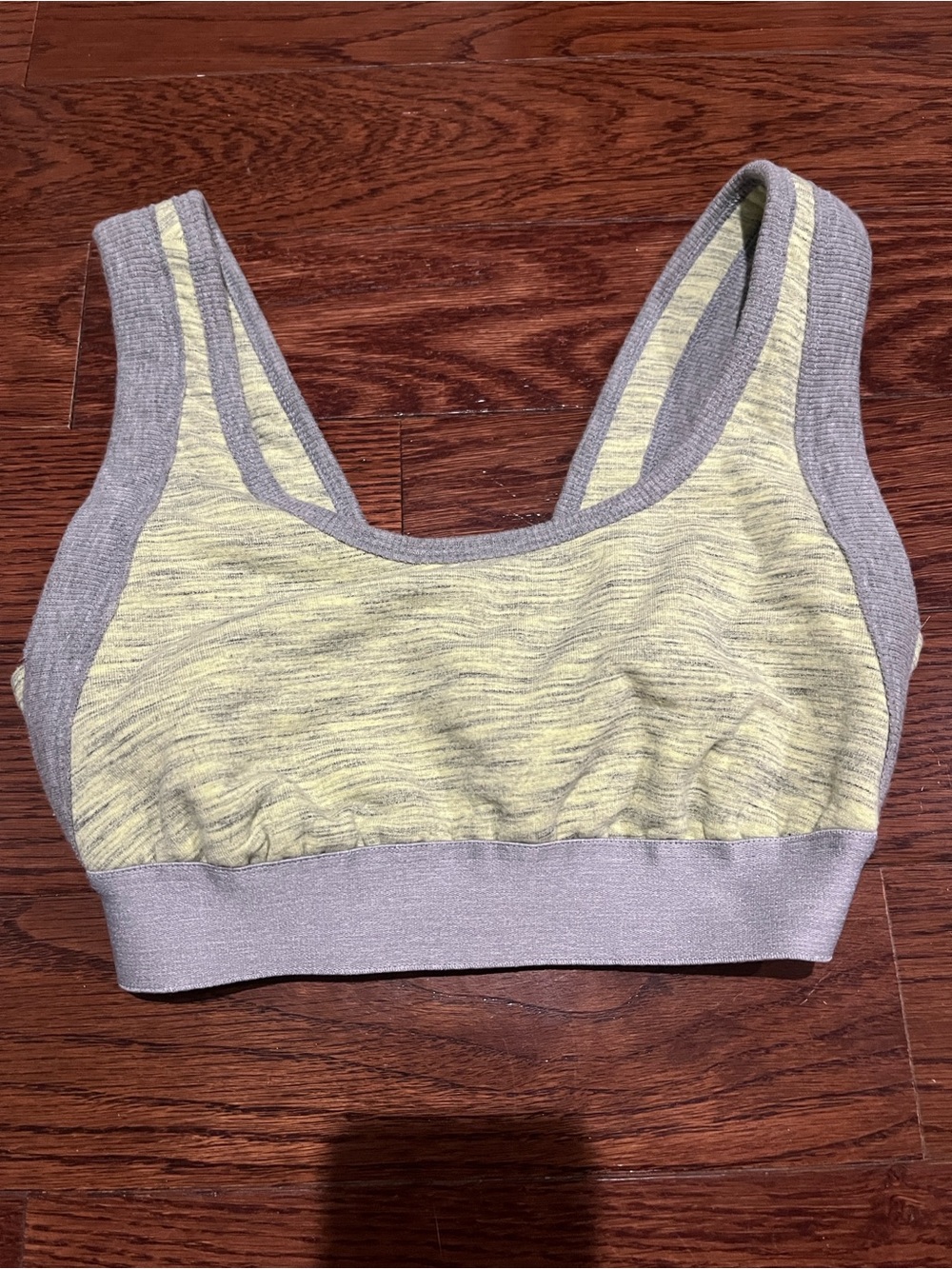 Free people Heathered Lemon Sports Bra